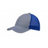 Trucker cap - Mod. 3971:Grey melange, Cotton, Blue